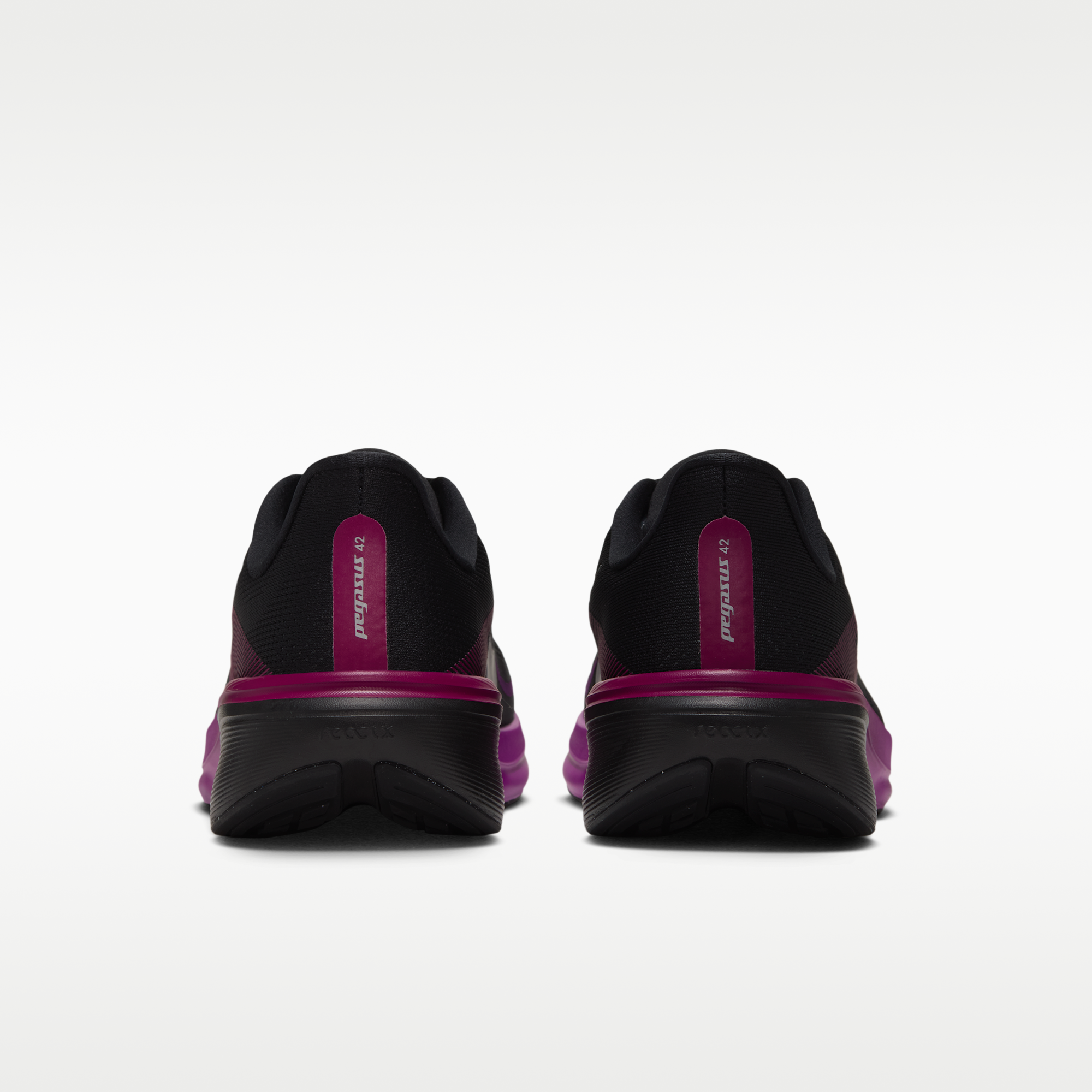 Nike Pegasus 42 - Μαύρο/Vivid Purple/True Berry/Metallic Silver - 6