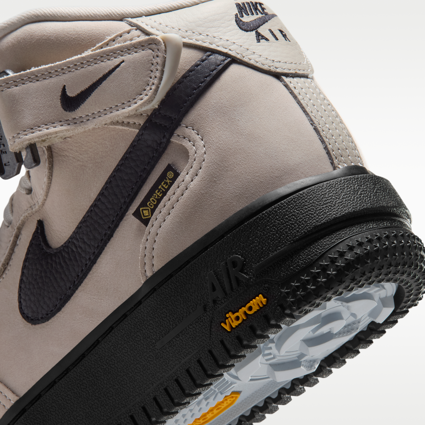 Nike Air Force 1 Mid '07 GORE-TEX Vibram - Summit White/Blue Tint/Μαύρο - 8