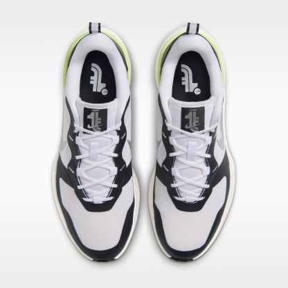 Nike Tempo G - Λευκό/Μαύρο/Light Lemon Twist/Metallic Silver - 4