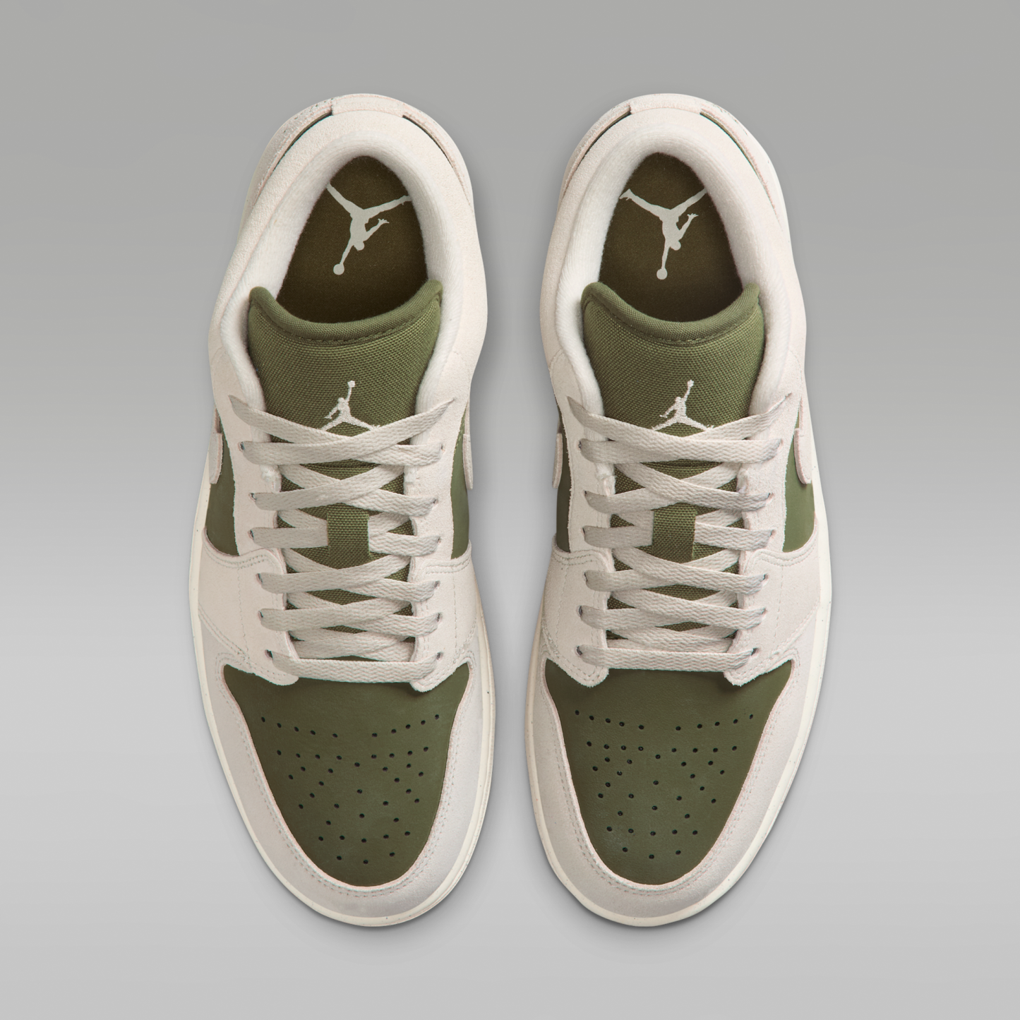 Air Jordan 1 Low SE - Medium Olive/Sail/Light Orewood Brown - 4