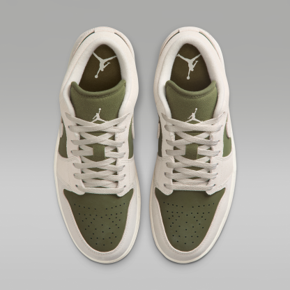 Air Jordan 1 Low SE - Medium Olive/Sail/Light Orewood Brown - 4