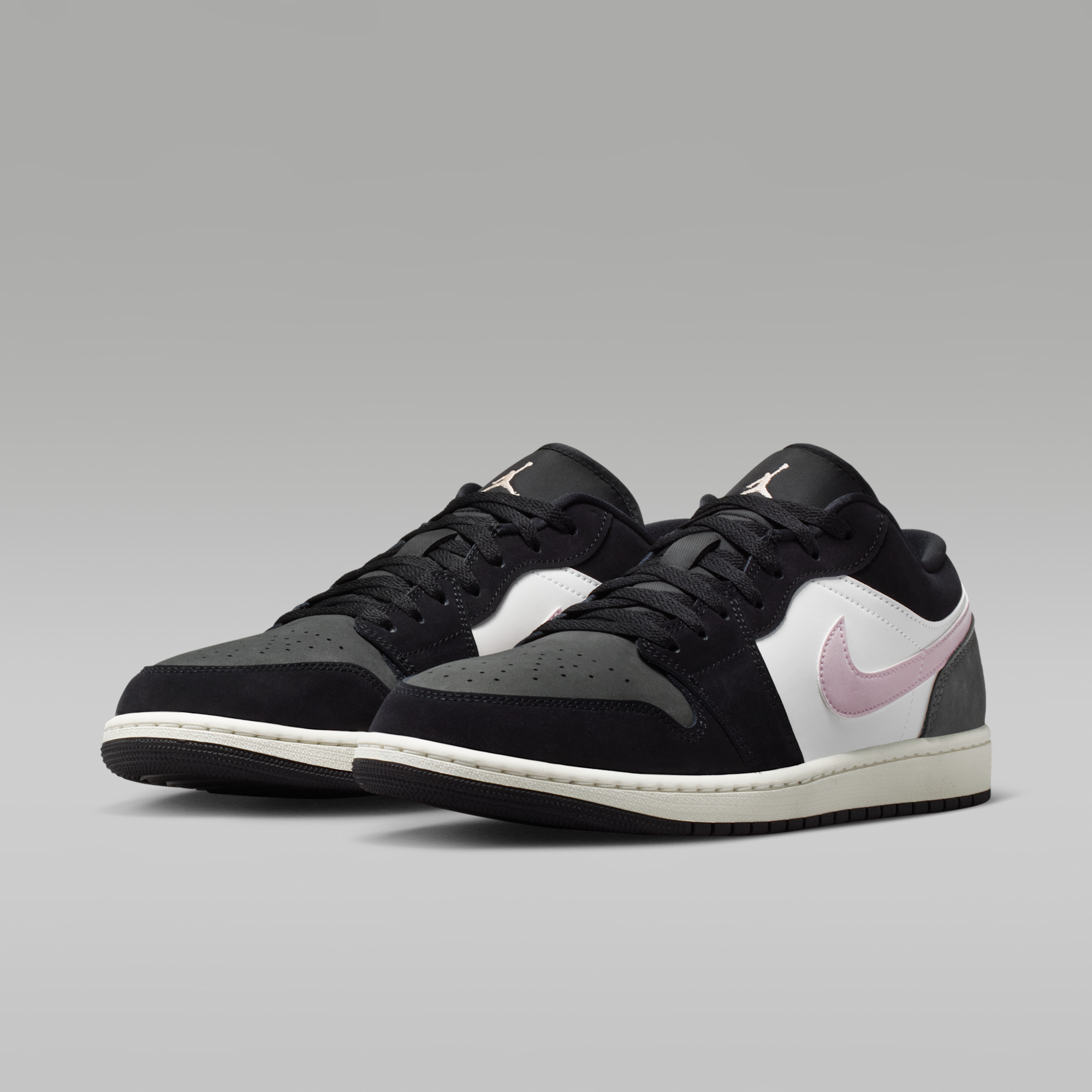 Air Jordan 1 Low SE - Μαύρο/Iron Grey/Λευκό/Iced Carmine - 5