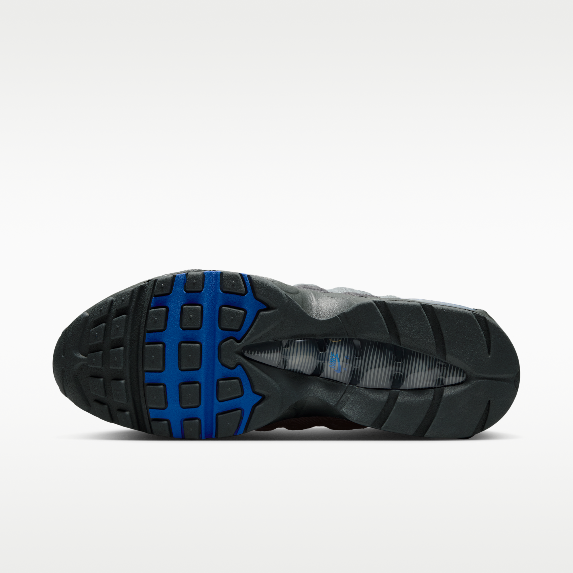 Nike Air Max 95 Big Bubble - Smoke Grey/Anthracite/Μαύρο/Racer Blue - 2