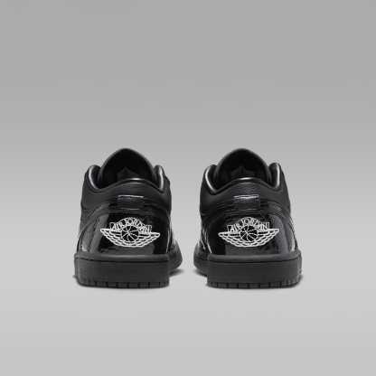 Air Jordan 1 Low SE - Μαύρο/Λευκό/Metallic Silver/Μαύρο - 6