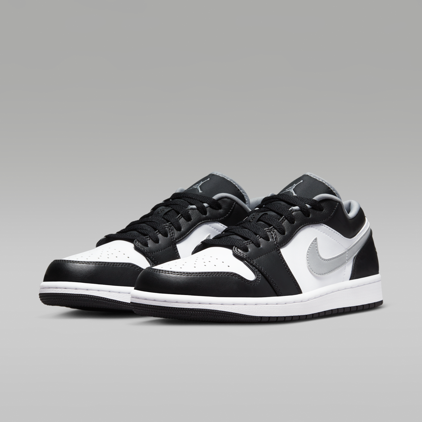 Air Jordan 1 Low - Μαύρο/Λευκό/Particle Grey - 5