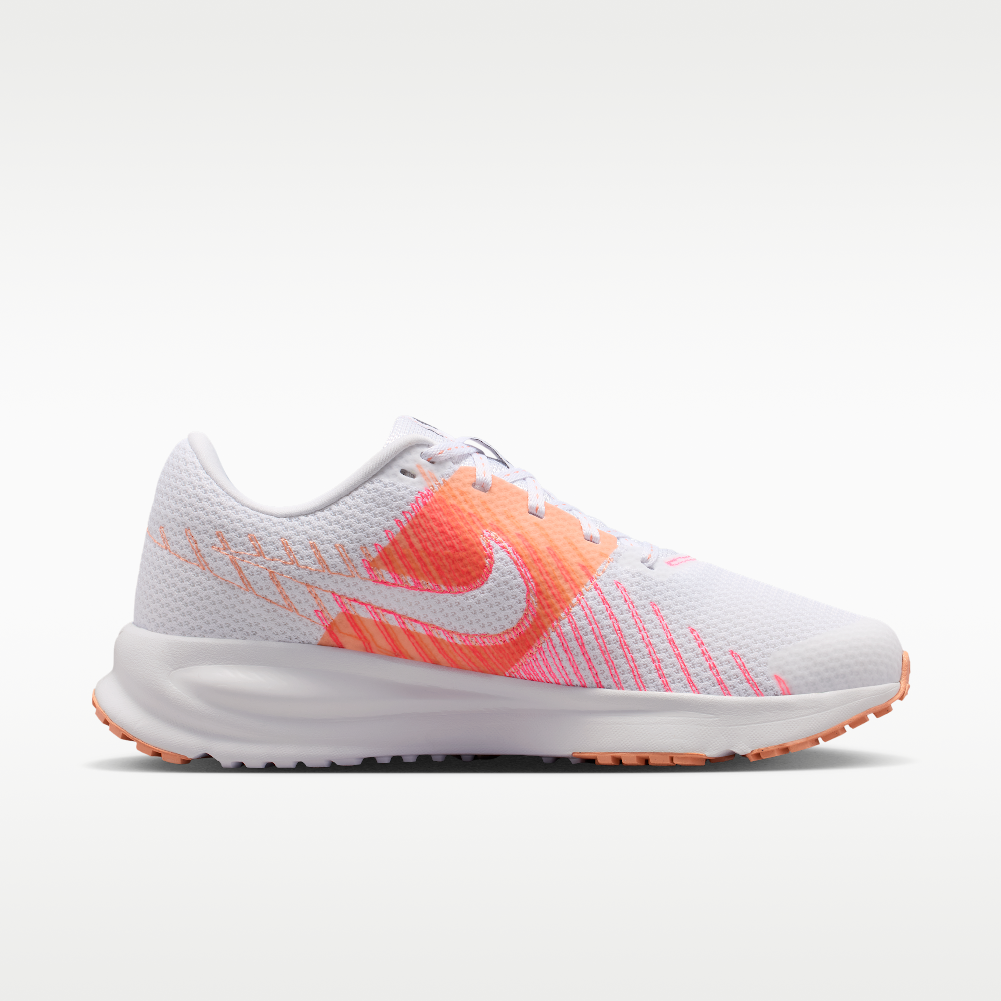 Nike Run Defy - Λευκό/Hyper Pink/Crimson Bliss/Gridiron - 3