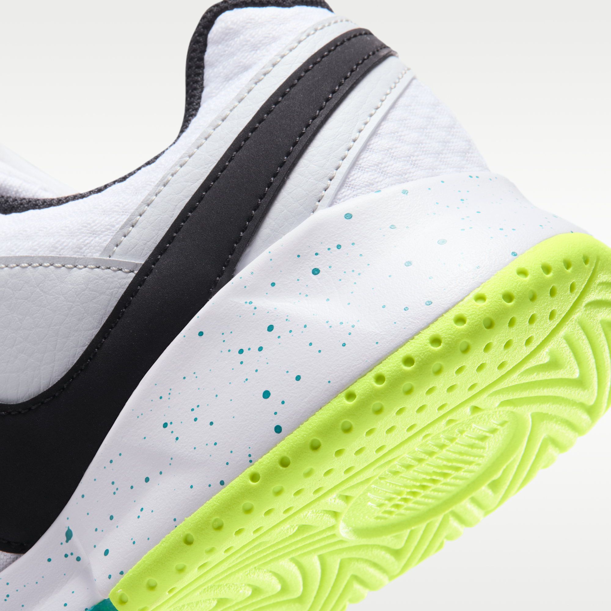NikeCourt Lite 4 - Λευκό/Volt/Energy/Μαύρο - 8