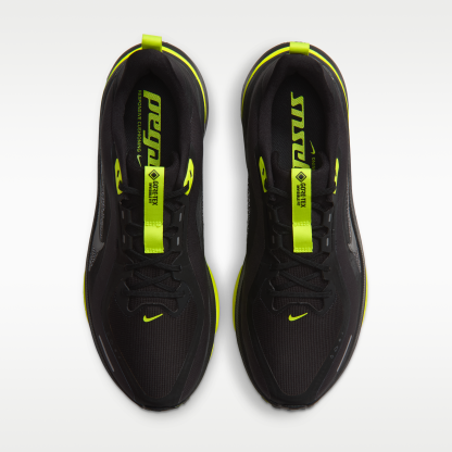 Nike Pegasus 42 GORE-TEX - Μαύρο/Lemon Venom/Metallic Dark Grey - 4