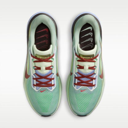 Nike Pegasus 42 - Steam/Frosted Spruce/Purple Fade/Rugged Orange - 4