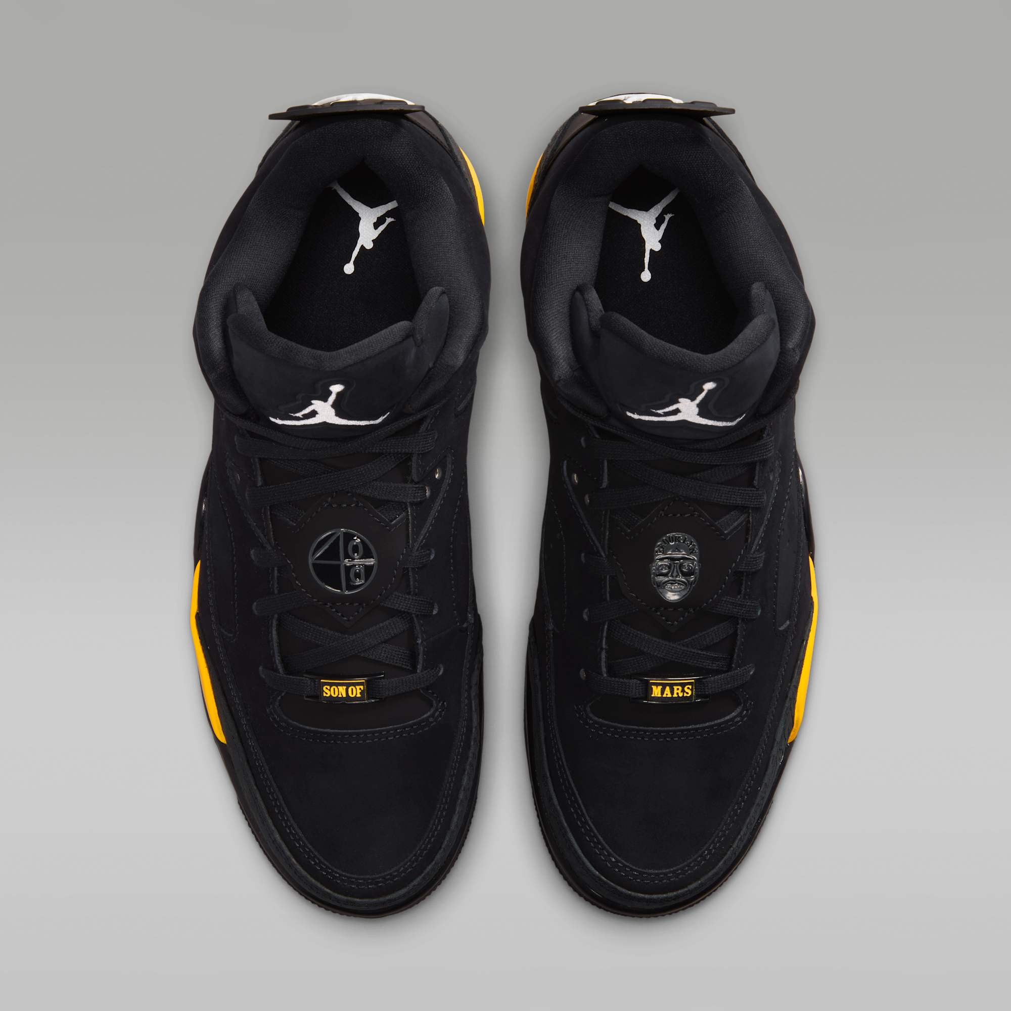 Jordan Son of Mars Low - Μαύρο/Tour Yellow/Dark Smoke Grey/Λευκό - 4