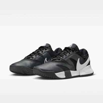 NikeCourt Lite 4 - Μαύρο/Anthracite/Λευκό - 5