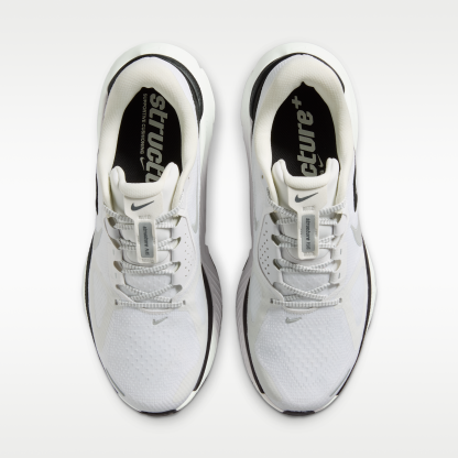 Nike Structure Plus - Summit White/Μαύρο/Metallic Silver - 4