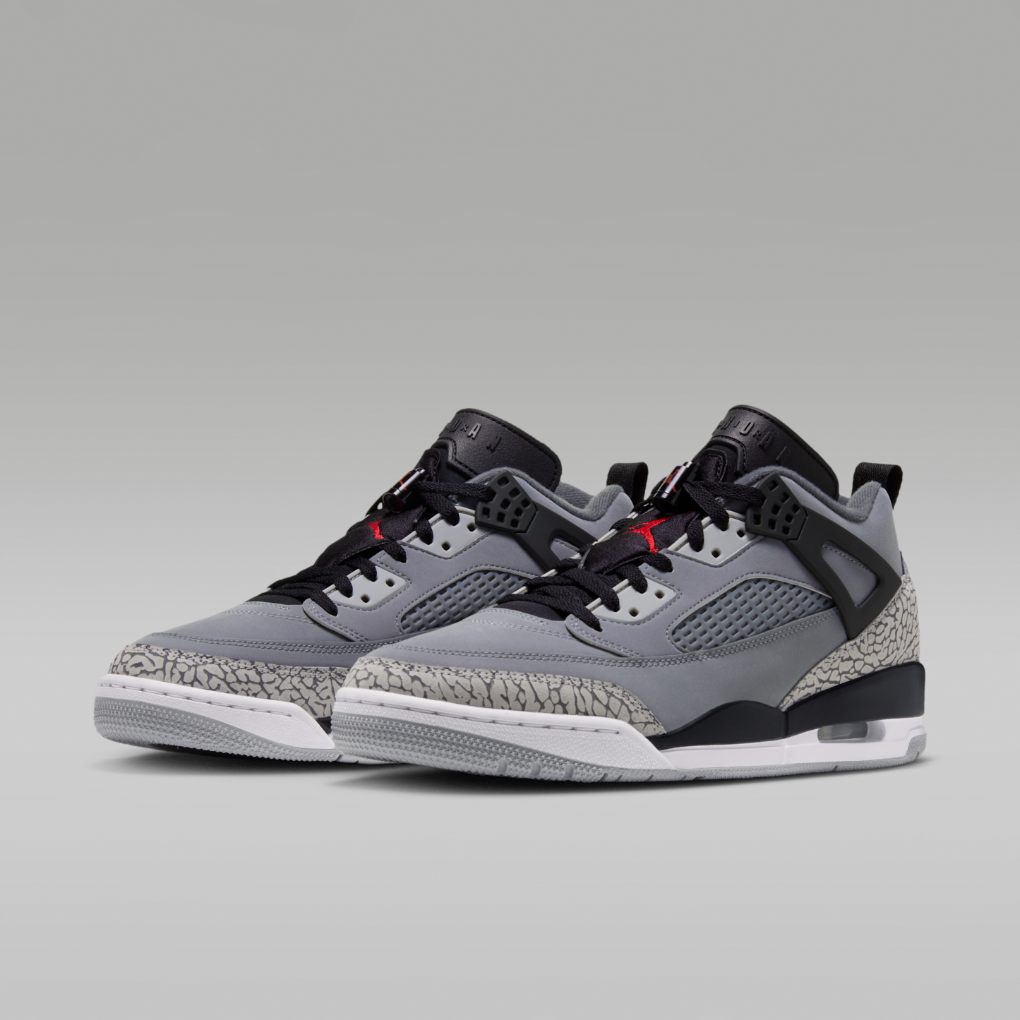 Jordan Spizike Low - Cool Grey/Μαύρο/Wolf Grey/University Red - 5