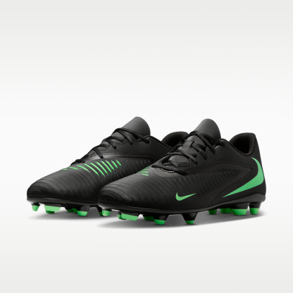 Nike Phantom 6 Low Club - Μαύρο/Μαύρο/Illusion Green (HM8933-001) - 5