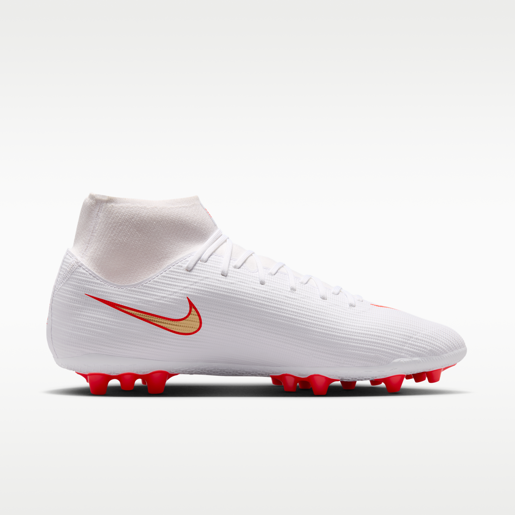 Nike Mercurial Superfly 11 Academy - Λευκό/Bright Crimson/Blur (IO1496-100) - 3
