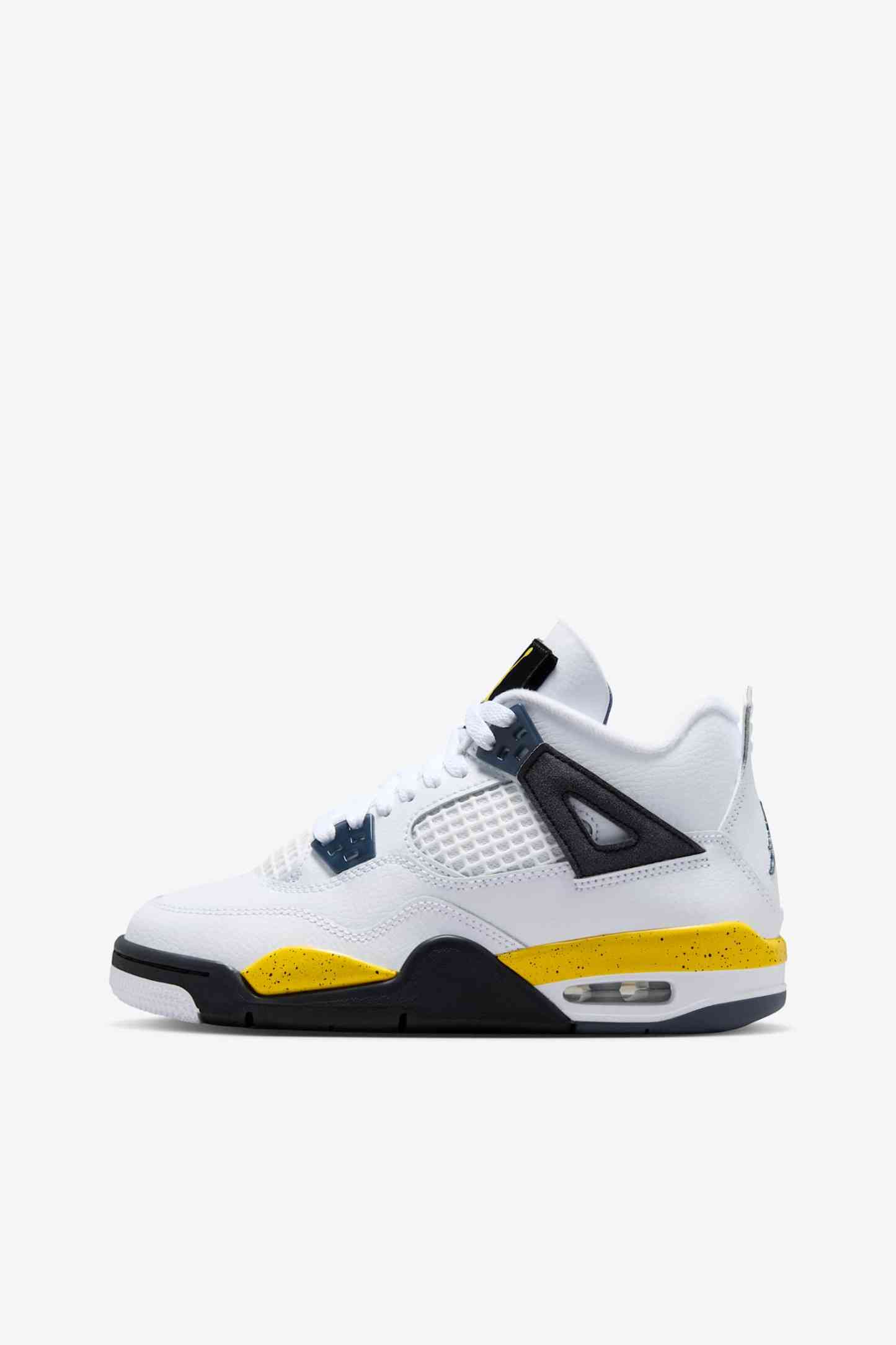 Air Jordan 4 Retro "Tour Yellow" - Λευκό/Dark Blue Grey/Μαύρο/Tour Yellow - 17