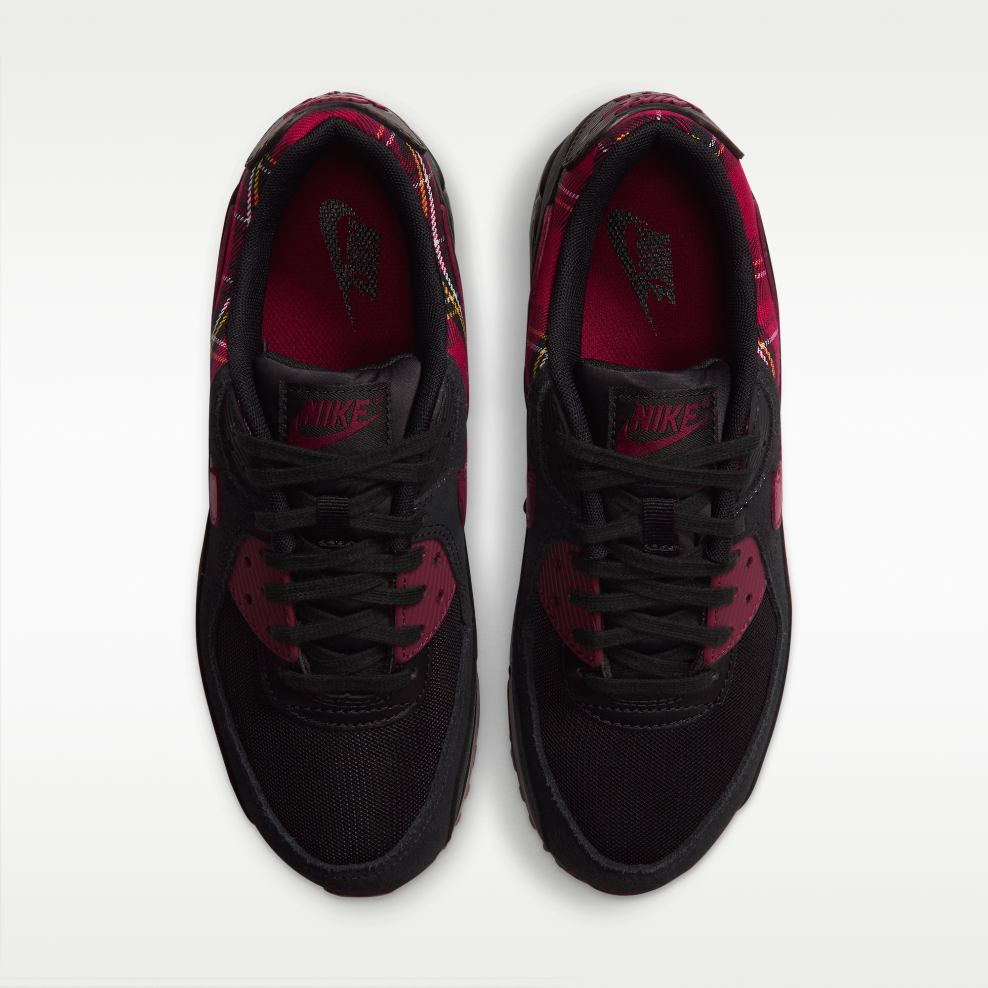 Nike Air Max 90 - Μαύρο/Tough Red/Yellow Ochre/Team Red - 4