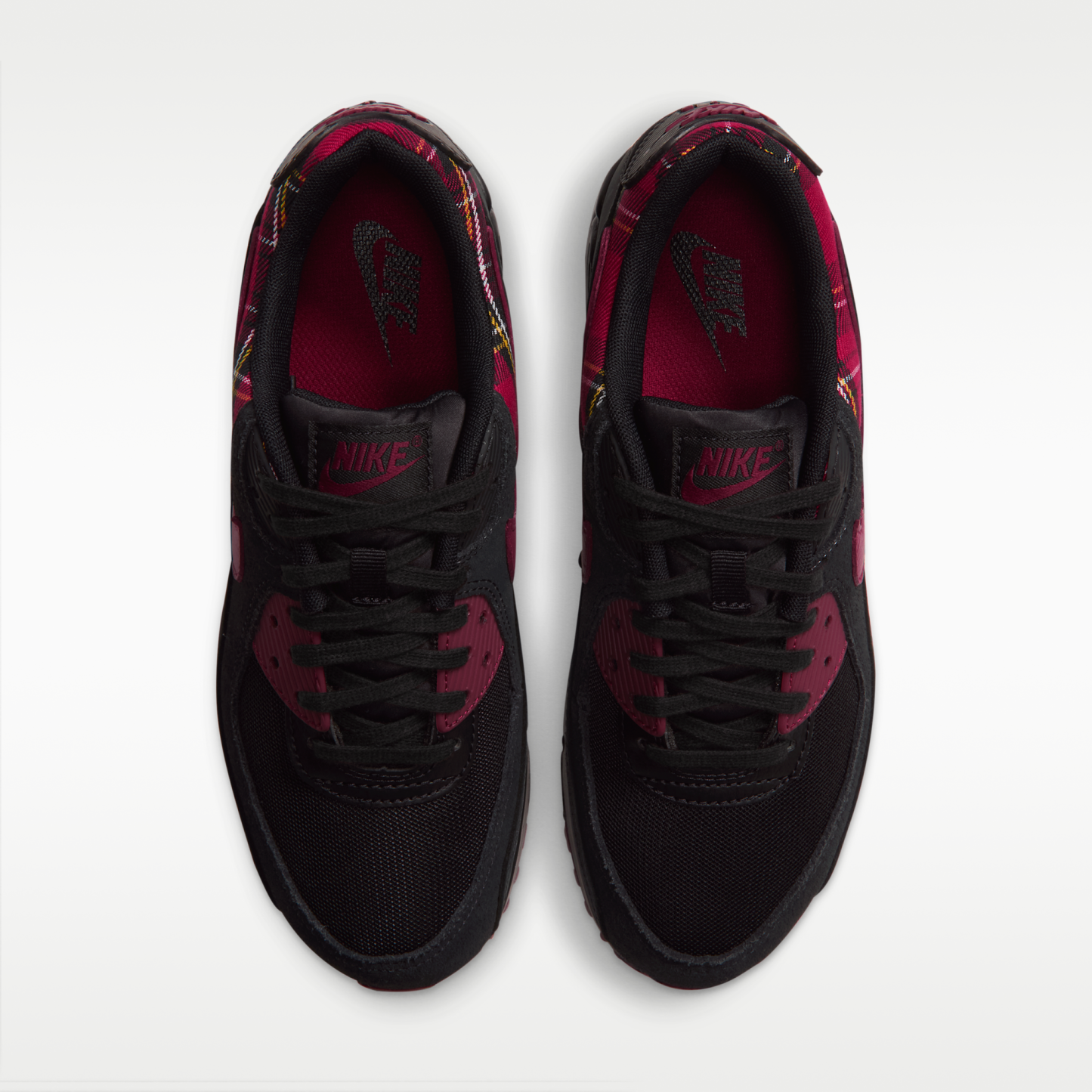 Nike Air Max 90 - Μαύρο/Tough Red/Yellow Ochre/Team Red - 4