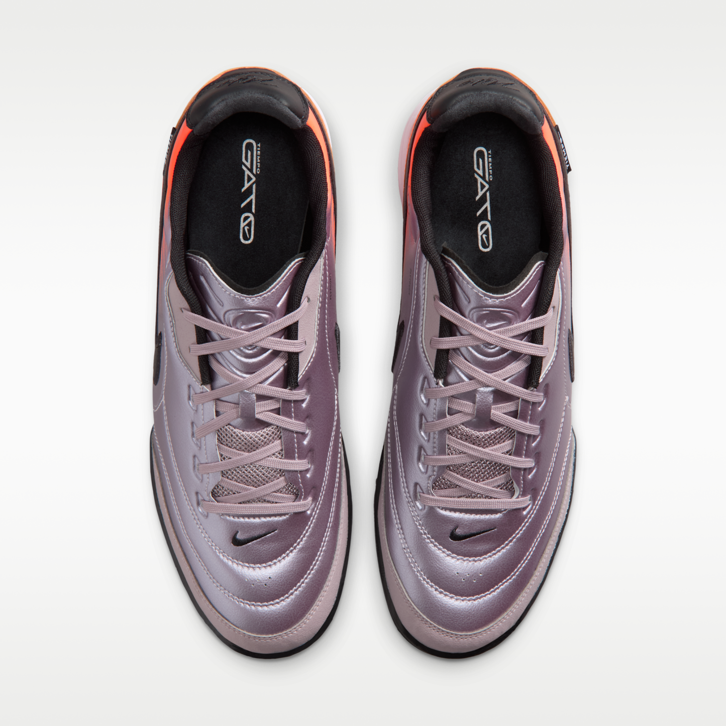 Nike Tiempo Streetgato "Joga Bonito" - Bleached Lilac/Total Orange/Μαύρο - 4