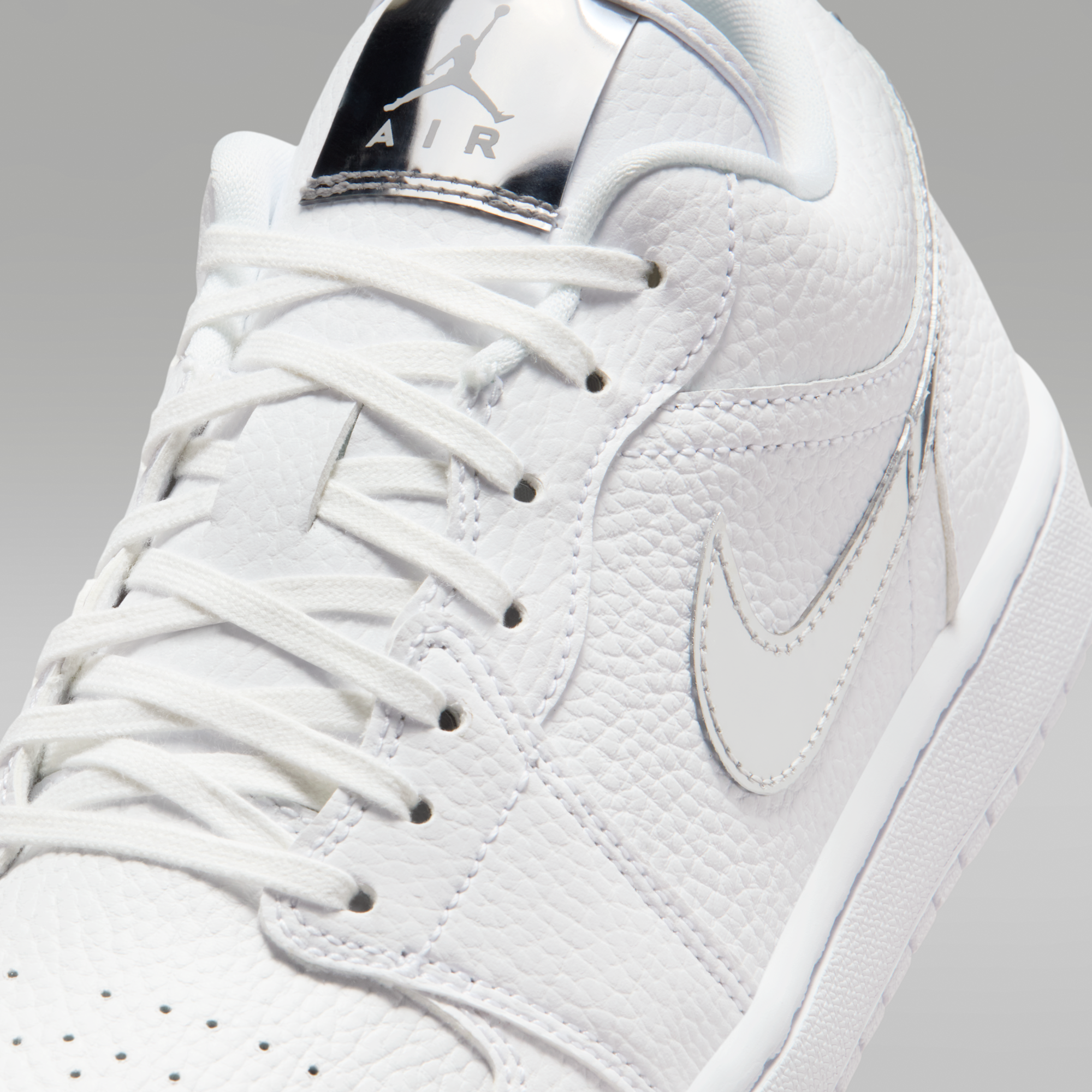 Air Jordan 1 Low SE - Λευκό/Λευκό/Metallic Silver/Λευκό - 7