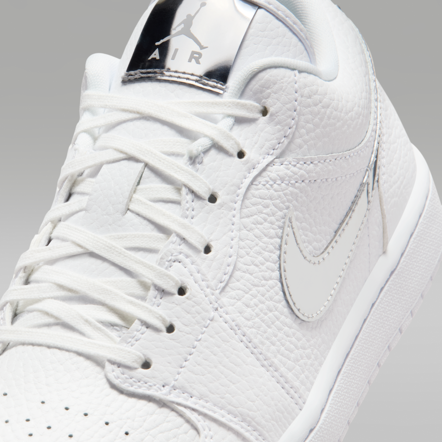 Air Jordan 1 Low SE - Λευκό/Λευκό/Metallic Silver/Λευκό - 7