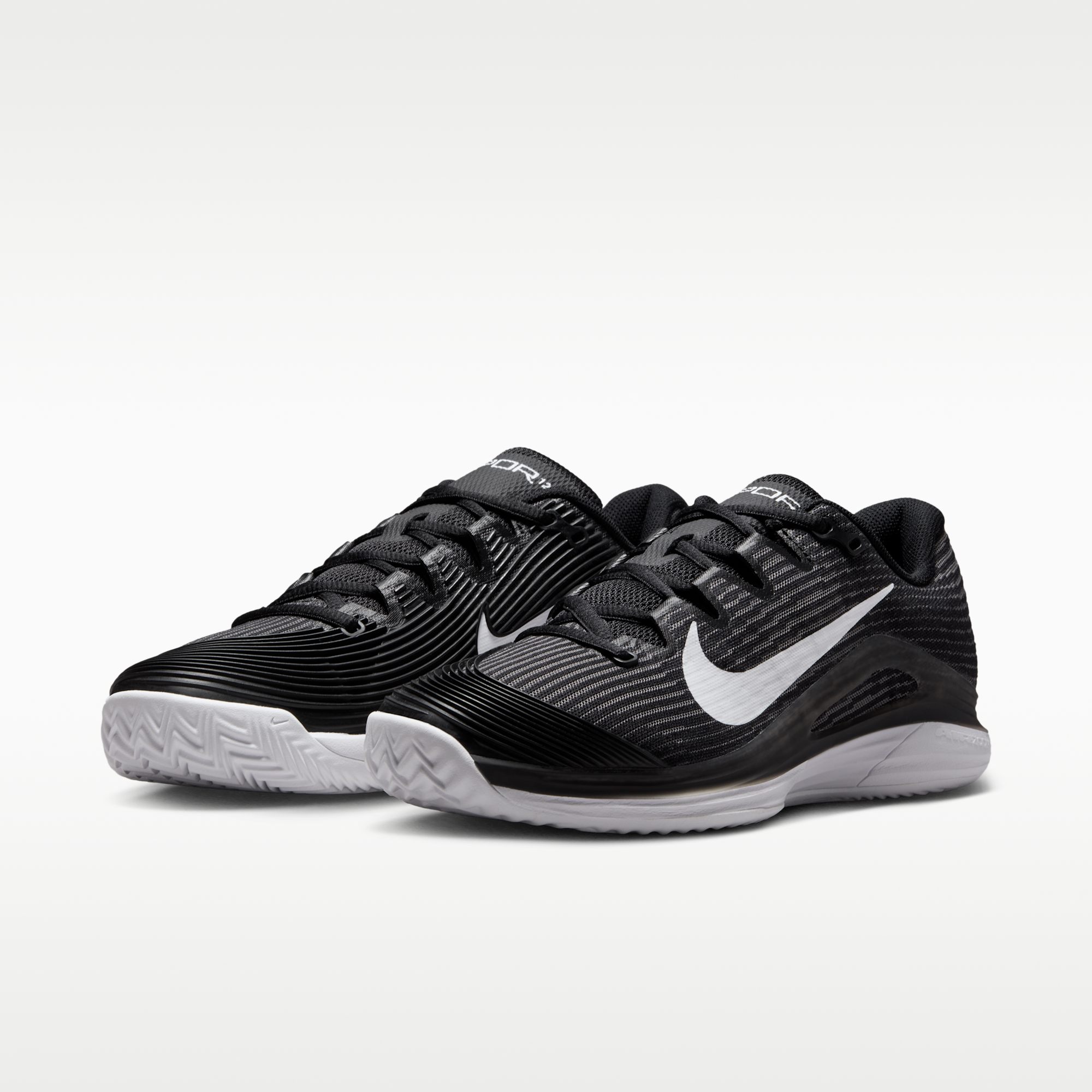 Nike Vapor 12 - Μαύρο/Dark Smoke Grey/Λευκό - 5