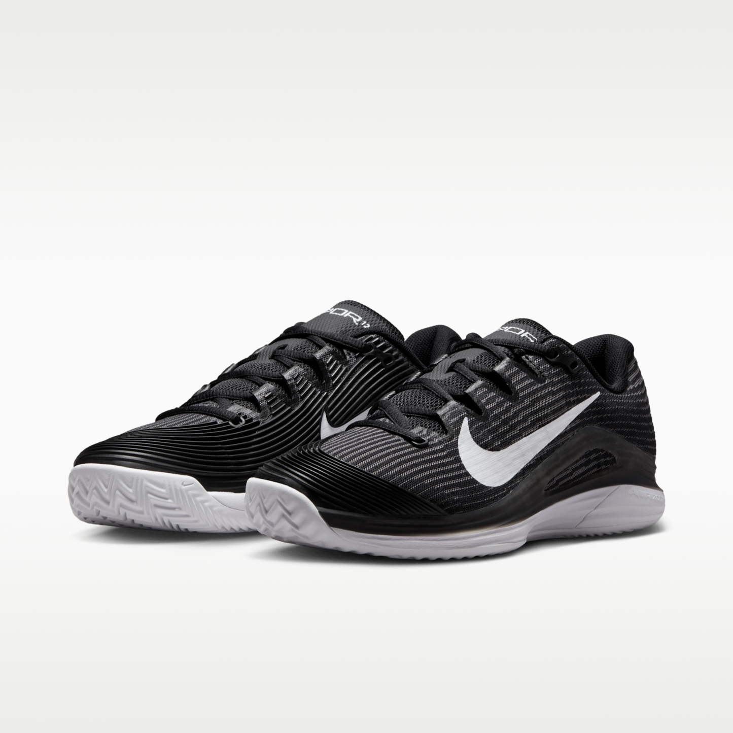 Nike Vapor 12 - Μαύρο/Dark Smoke Grey/Λευκό - 5