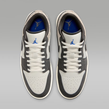 Air Jordan 1 Low SE - Sail/Deep Pewter/Gamma Grey/Game Royal - 4