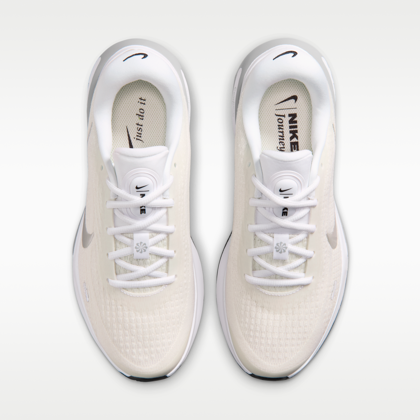 Nike Journey Run - Λευκό/Sail/Μαύρο/Metallic Silver - 4