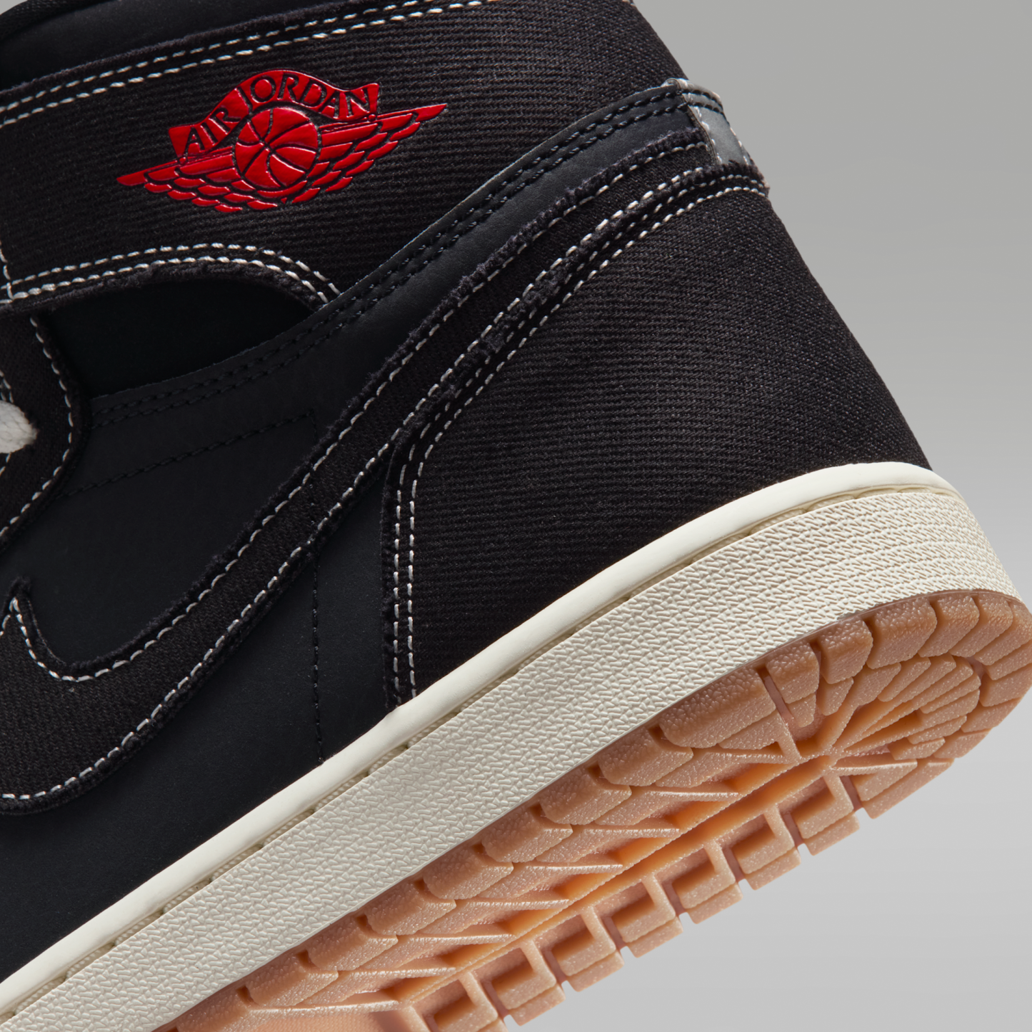 Air Jordan 1 Retro High OG Flight Club - Μαύρο/Sail/Gum Medium Brown/University Red - 8