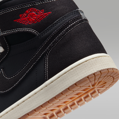 Air Jordan 1 Retro High OG Flight Club - Μαύρο/Sail/Gum Medium Brown/University Red - 8