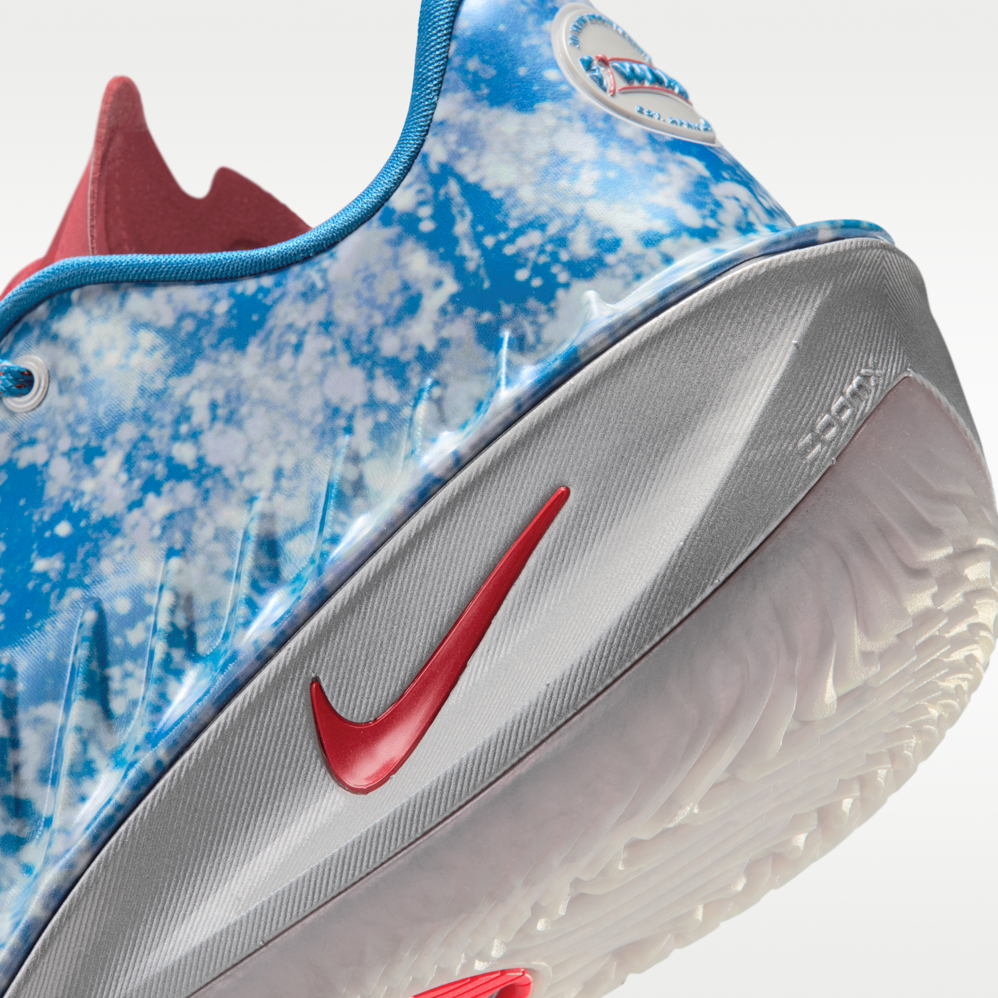 Nike G.T. Cut 4 "WNBA 30th" - Light Photo Blue/Metallic Silver/Λευκό/Action Red - 8