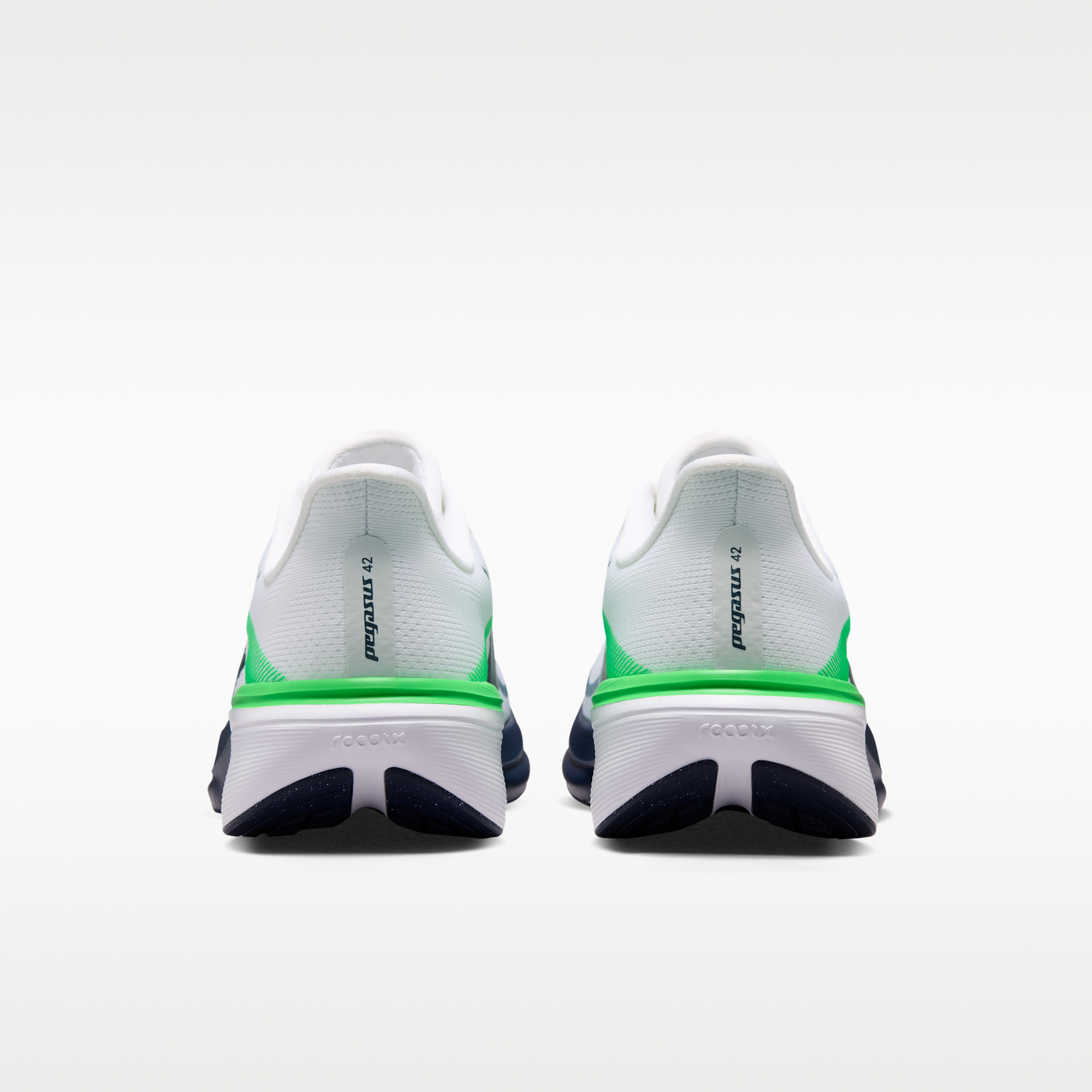 Nike Pegasus 42 - Λευκό/Green Spark/Midnight Navy - 6