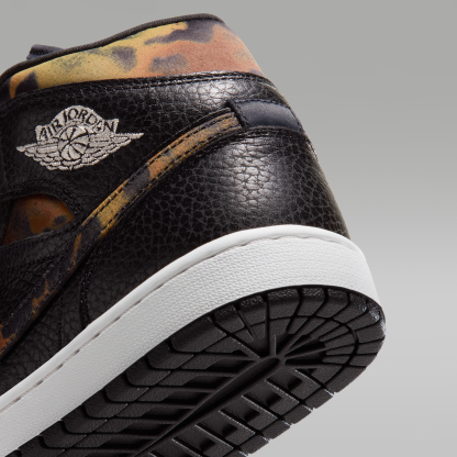 Air Jordan 1 Mid SE - Μαύρο/Velvet Brown/Chalk - 8