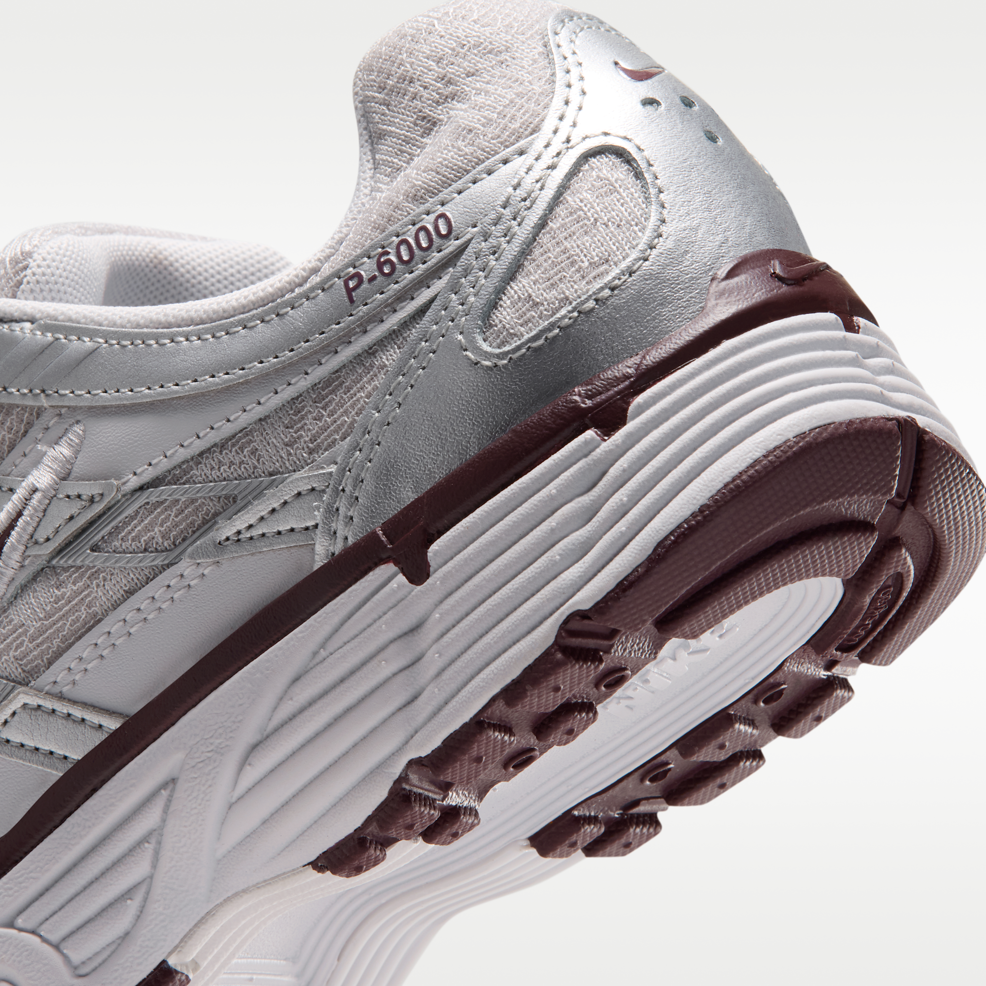 Nike P-6000 - Vast Grey/Metallic Silver/Burgundy Crush - 8