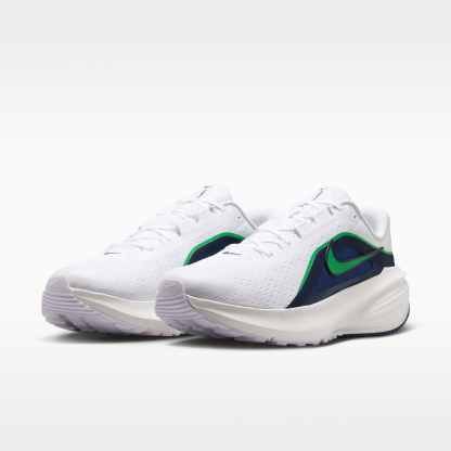 Nike Downshifter 14 - Λευκό/Midnight Navy/Summit White/Green Spark - 5