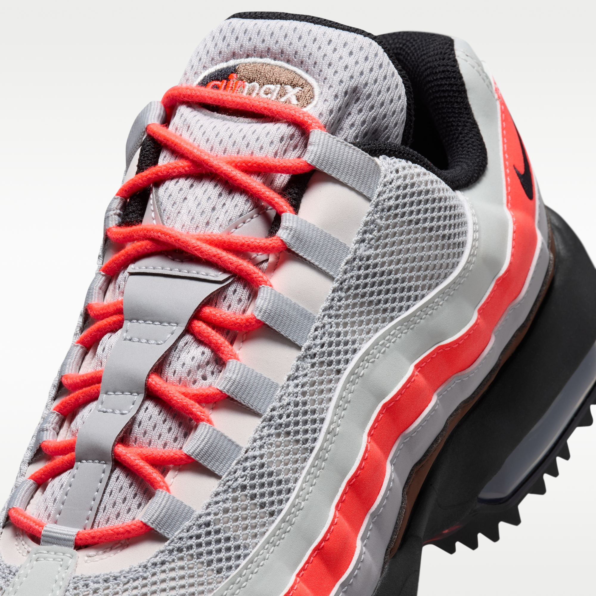 Nike Air Max '95 G - Light Silver/Light Smoke Grey/Bright Crimson/Μαύρο - 7