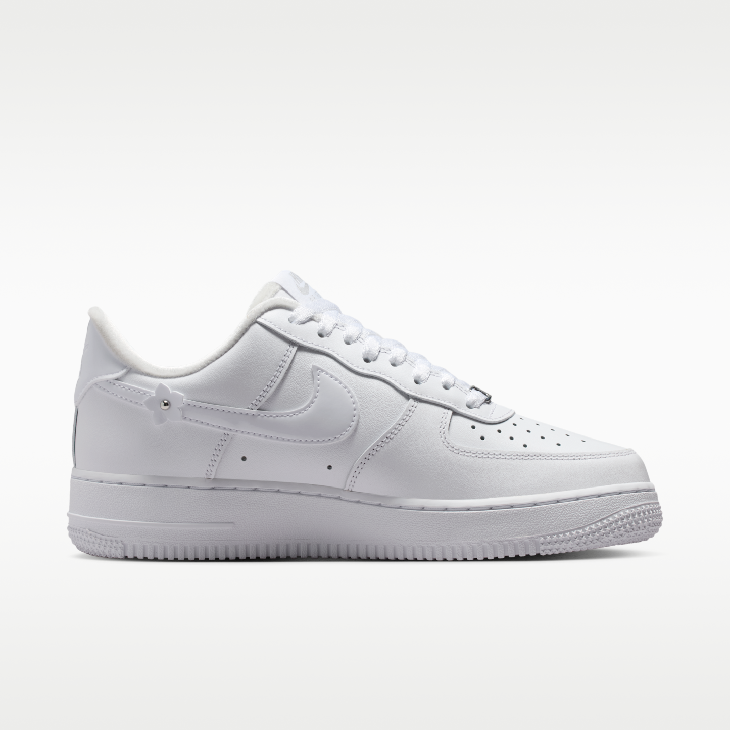 Nike Air Force 1 '07 "Florette" - Λευκό/Wolf Grey/Metallic Silver/Λευκό - 3