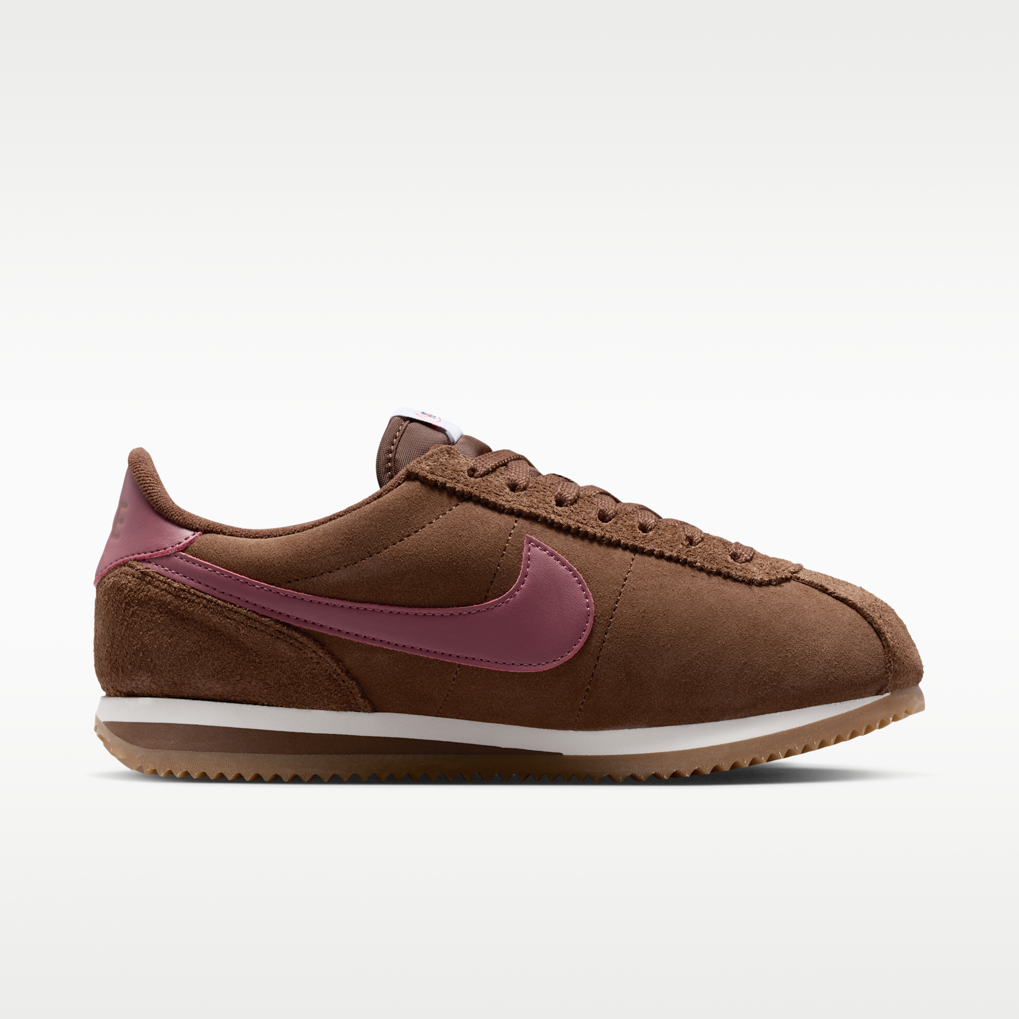Nike Cortez Suede - Cacao Wow/Sail/Gum Light Brown/Pink Smoke - 3
