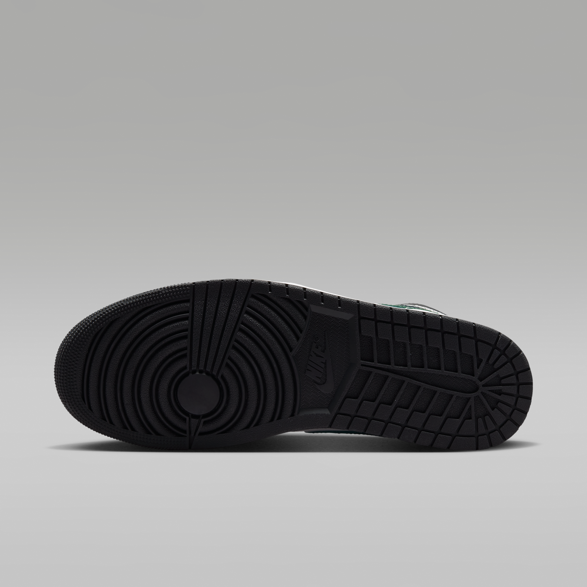 Air Jordan 1 Mid - Μαύρο/Gorge Green/Summit White - 2