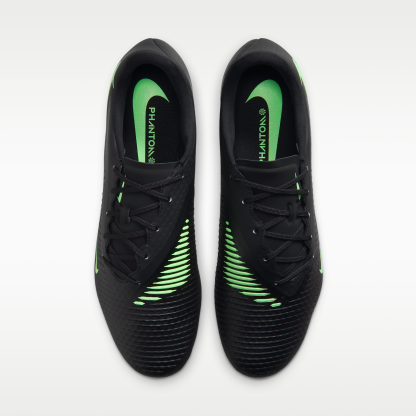 Nike Phantom 6 Low Academy - Μαύρο/Μαύρο/Illusion Green (HQ2315-001) - 4