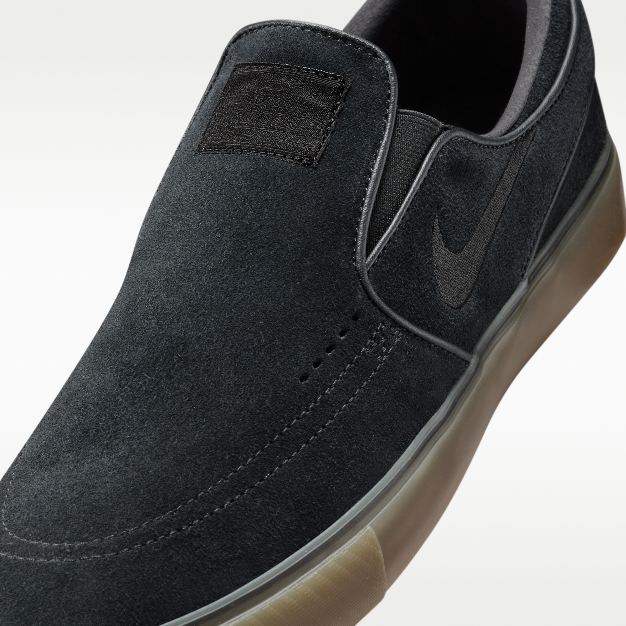 Nike SB Janoski+ Slip - Μαύρο/Μαύρο/Gum Light Brown/Μαύρο - 7