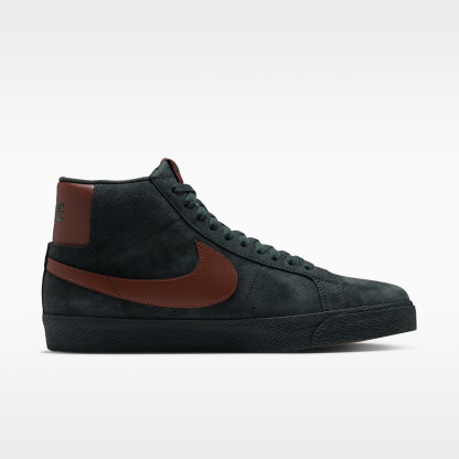 Nike SB Zoom Blazer Mid - Black Spruce/Black Spruce/Gum Medium Brown/Corduroy Brown - 3