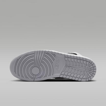 Air Jordan 1 Mid - Light Smoke Grey/Μαύρο/Λευκό - 2