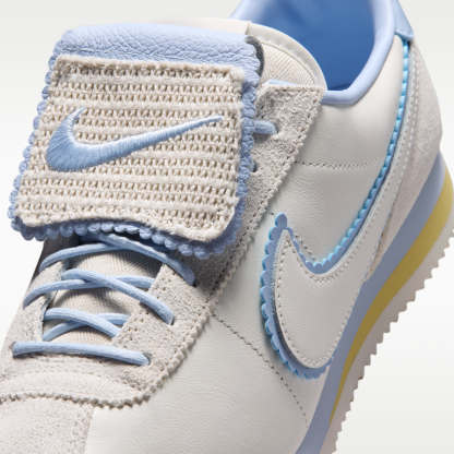 Nike Cortez Textile - Sail/Soft Yellow/Hydrogen Blue/Sail - 7