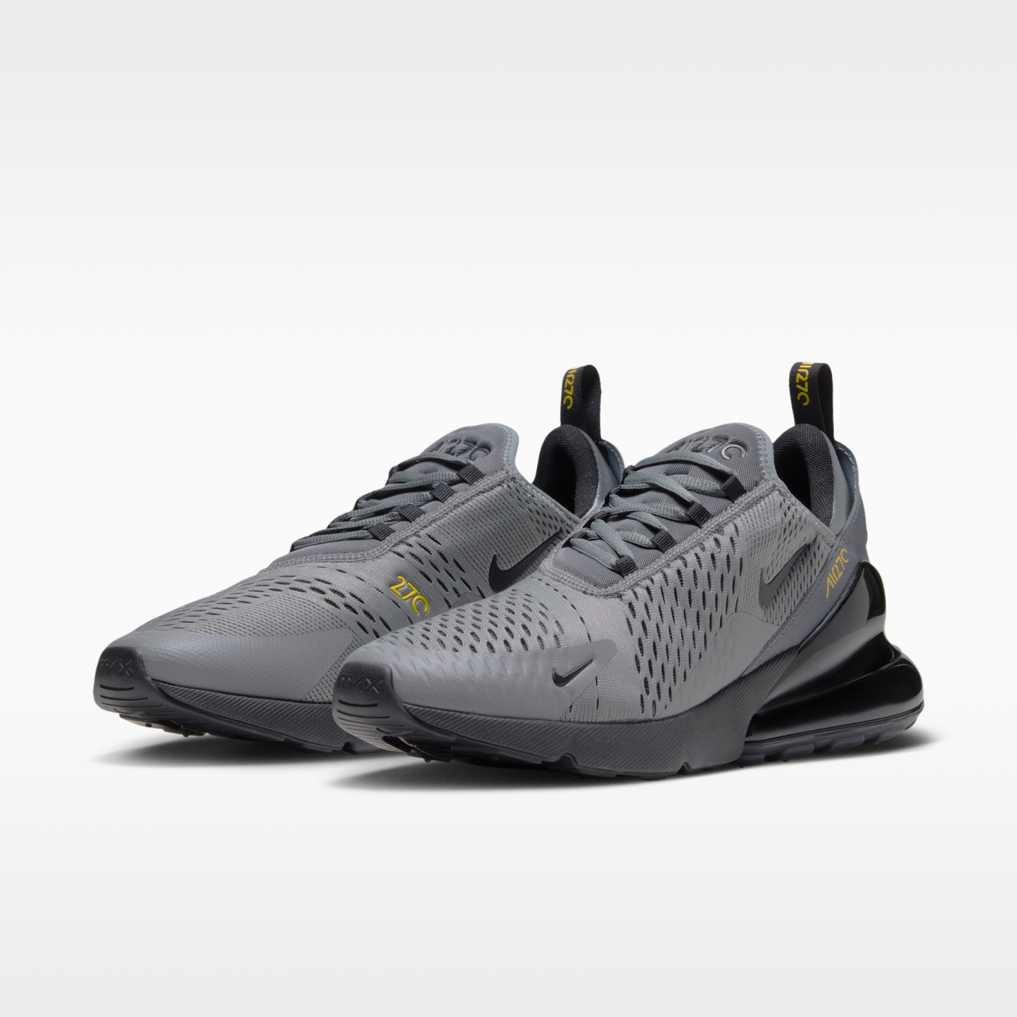 Nike Air Max 270 - Smoke Grey/Chrome Yellow/Dark Smoke Grey/Μαύρο - 5