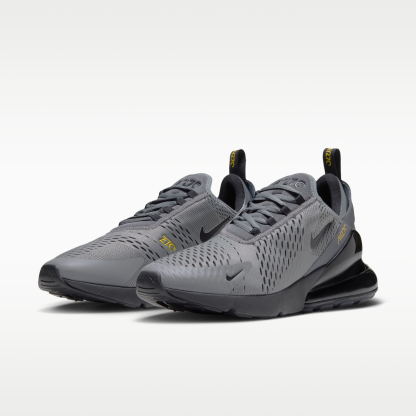 Nike Air Max 270 - Smoke Grey/Chrome Yellow/Dark Smoke Grey/Μαύρο - 5