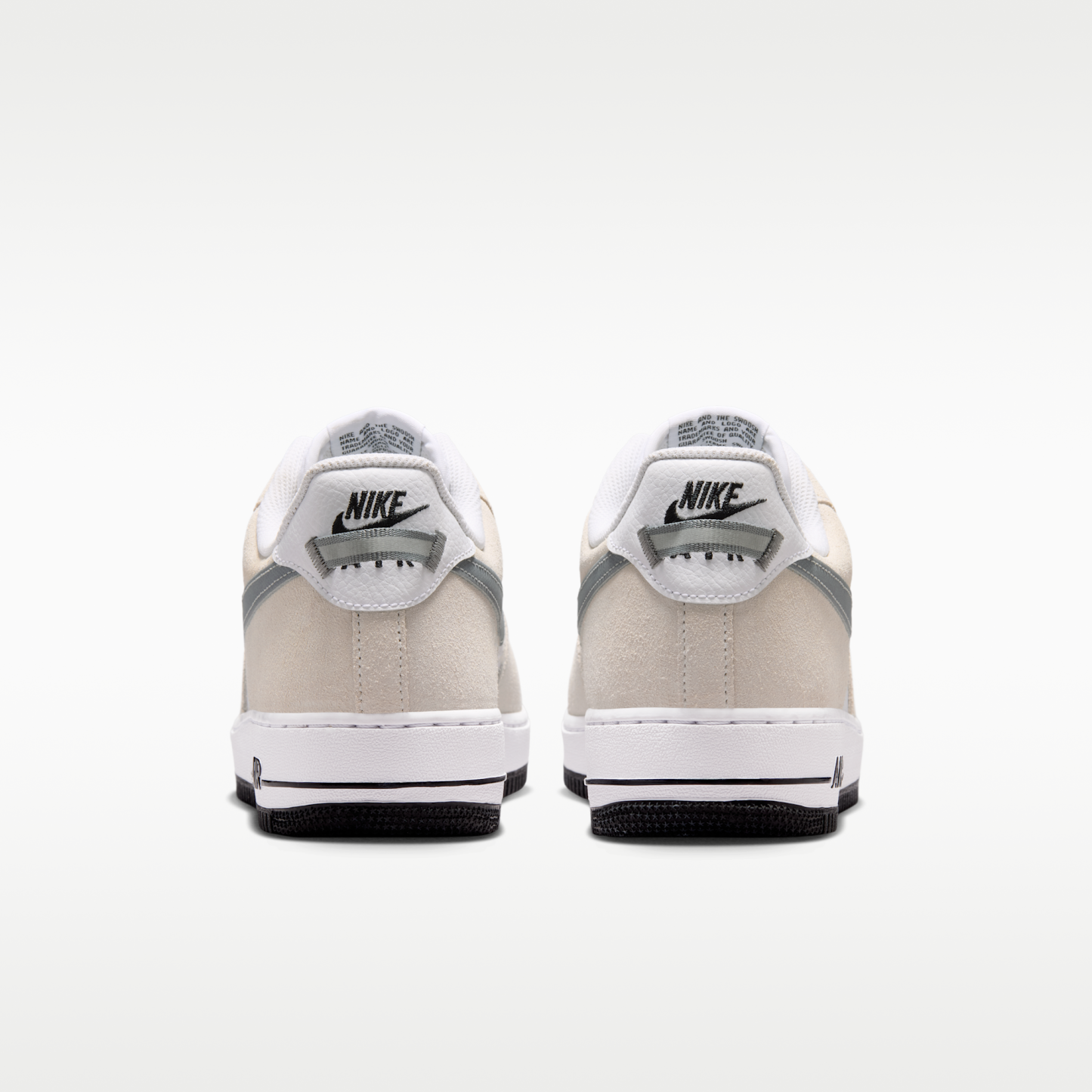 Nike Air Force 1 '07 LV8 - Λευκό/Μαύρο/Cool Grey/Metallic Cool Grey - 6