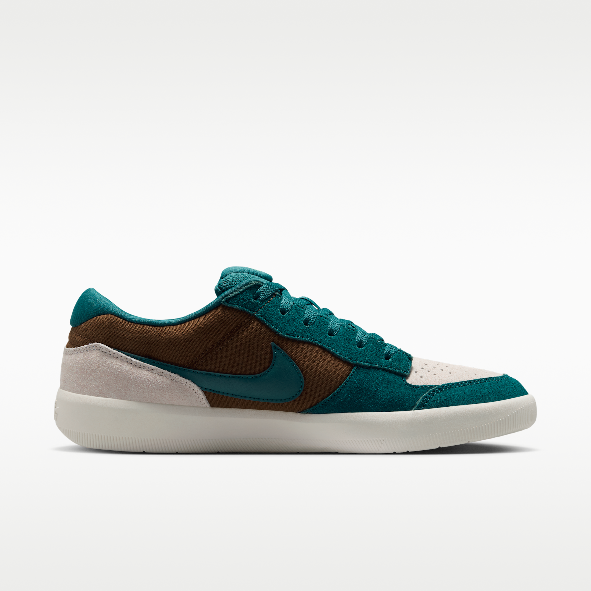 Nike SB Force 58 - Mosswood Brown/Light Orewood Brown/Sail/Geode Teal - 3