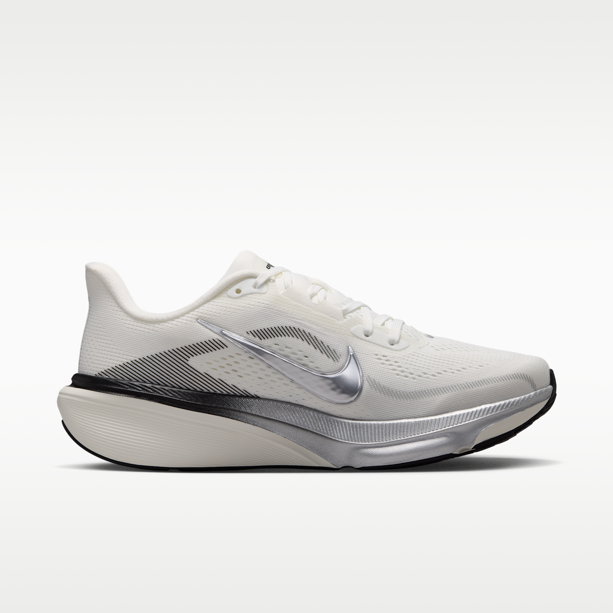 Nike Pegasus 42 - Summit White/Sail/Μαύρο/Metallic Silver - 3